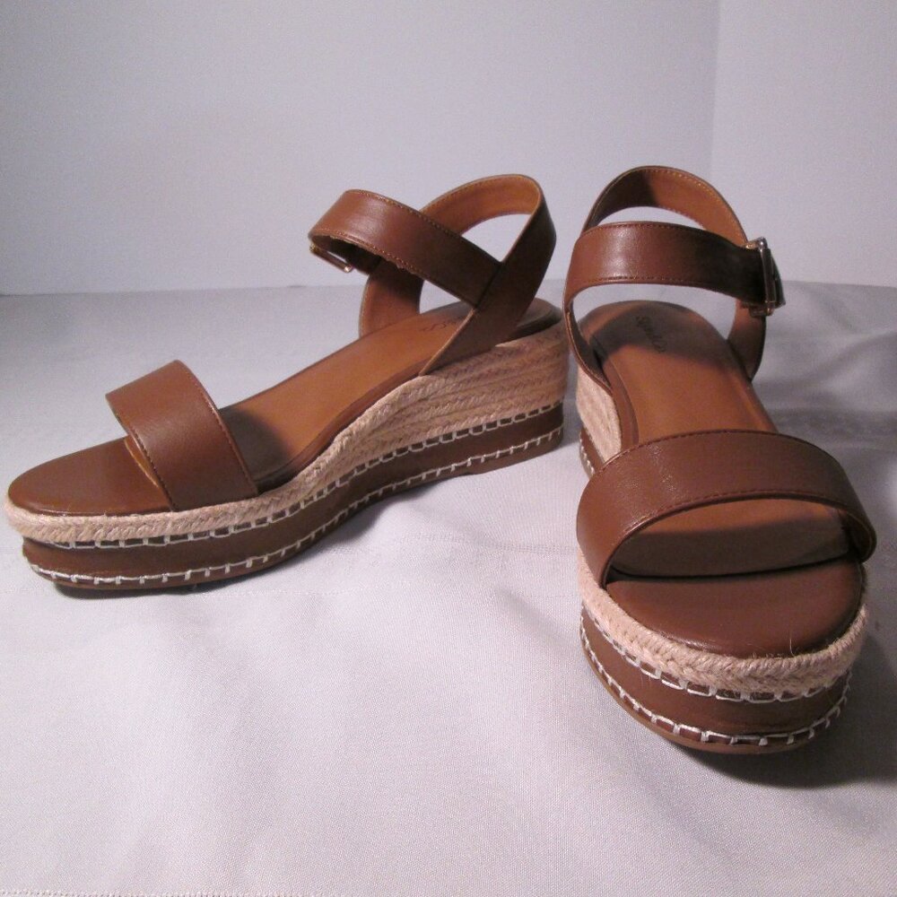 Style & Co Hawkinns Cushioned Insole Wedge Sandals 9.5M - Picture 4 of 8
